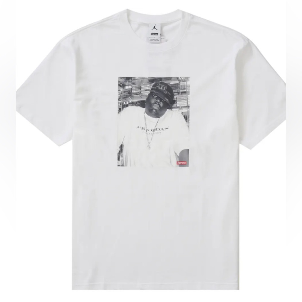 Supreme/Jordan Biggie Tee “White”